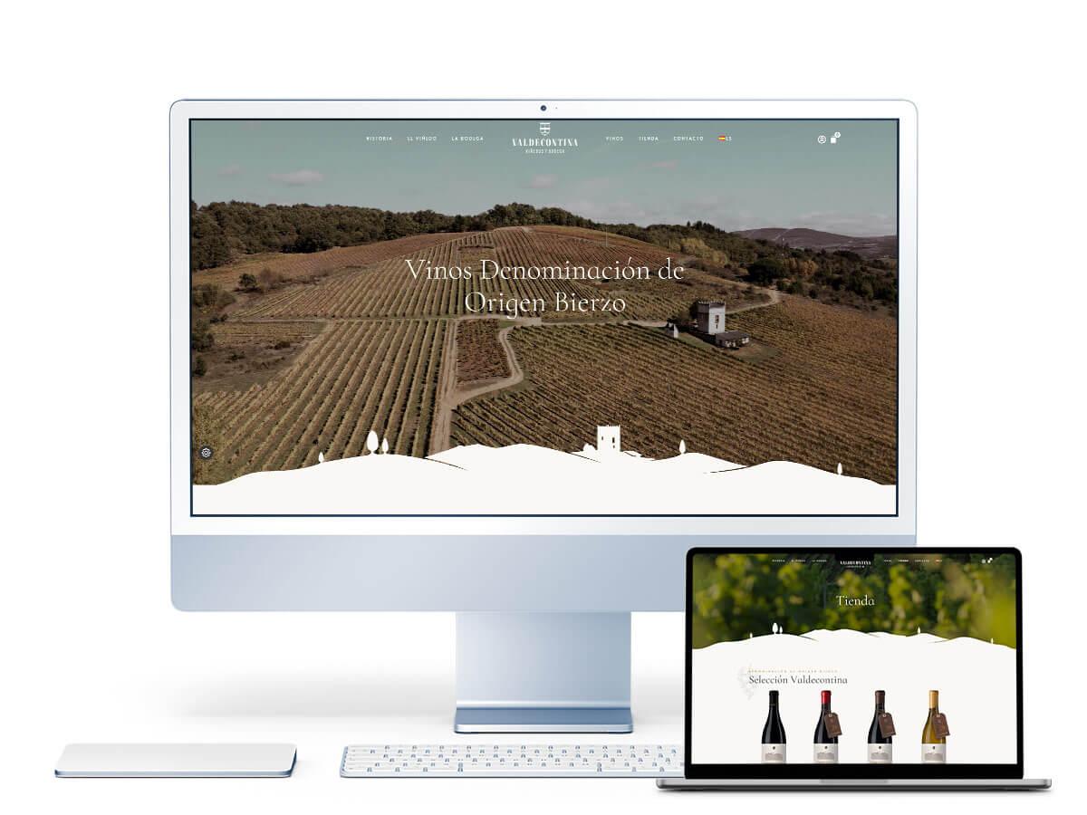 Diseño web bodega de vinos